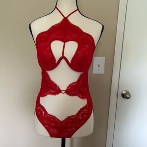 Victoria's Secret Scarlet Lace Lingerie Set